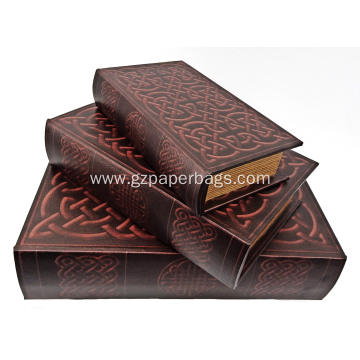 Coffee Table Decor with Vintage Decorative Books Box